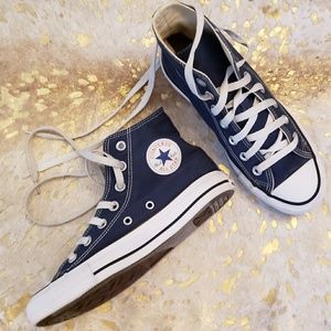 Converse High Top Navy Blue Size 6